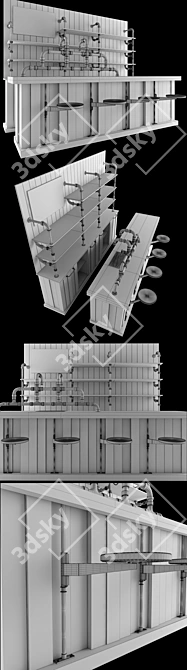 Sleek Bar Counter: Maximize Style 3D model image 3