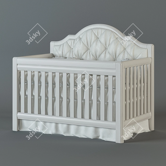 Pali Bed: Modern Elegance for Your Bedroom 3D model image 1