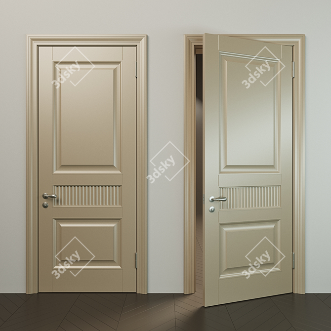 Title: 910mm Door for Your Proem 3D model image 1