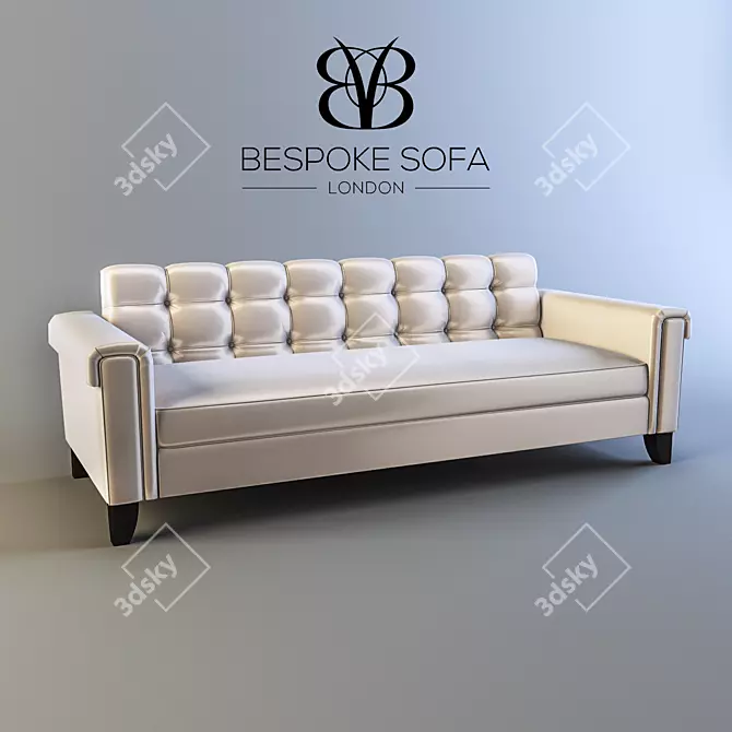 Bespoke Lowi: Ultra-Realistic 3D Sofa 3D model image 1