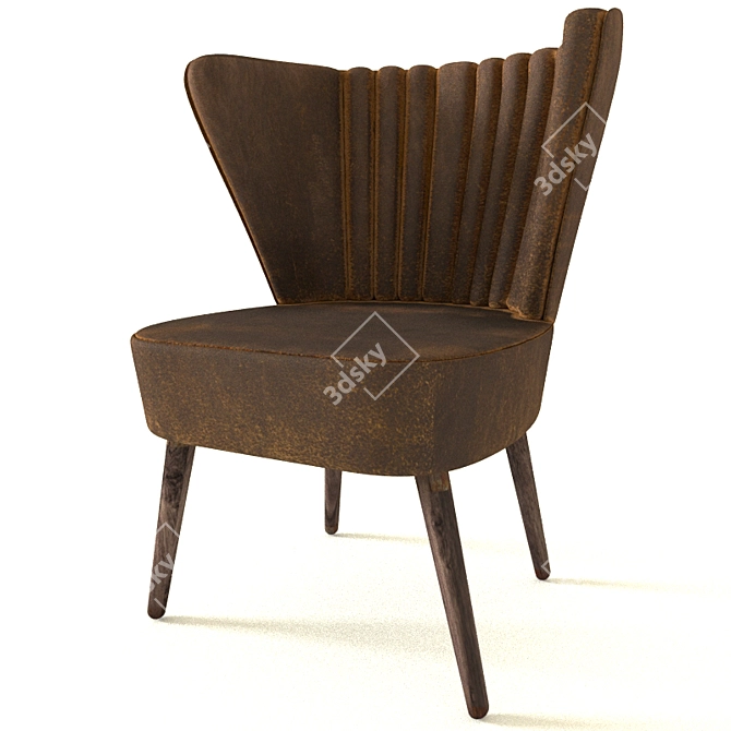 Antique Classic Style Chair 3D model image 1