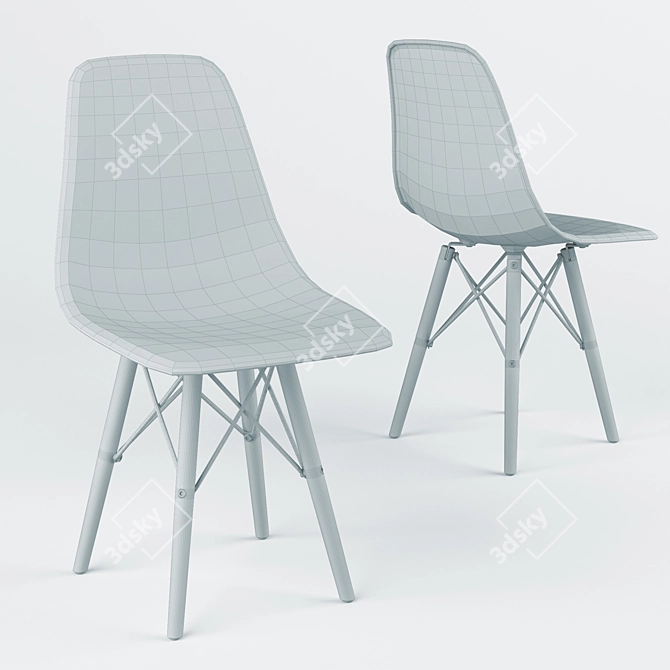 Modern Chair by Signal: Enzo 3D model image 2