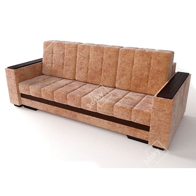 Atlanta Unwrap UW Sofa: Stylish and Modern 3D model image 1