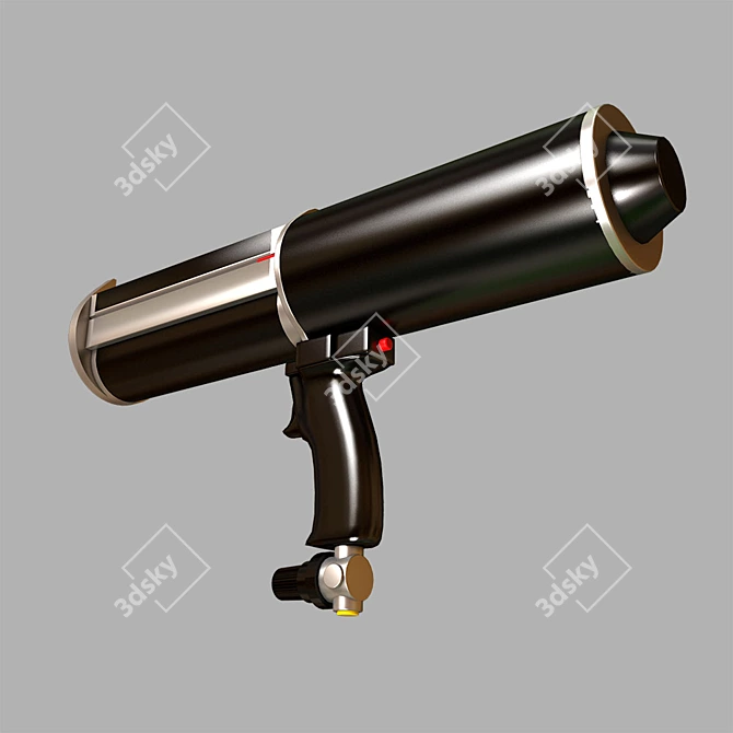 Dual Component Adhesive Gun 3D model image 2