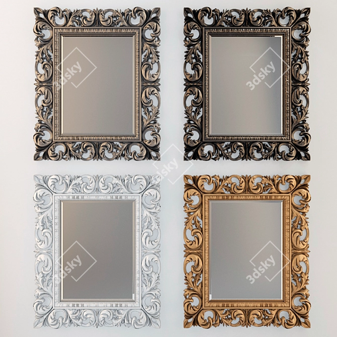 Pragmatika Lux Mirror: Elegant and Functional 3D model image 1