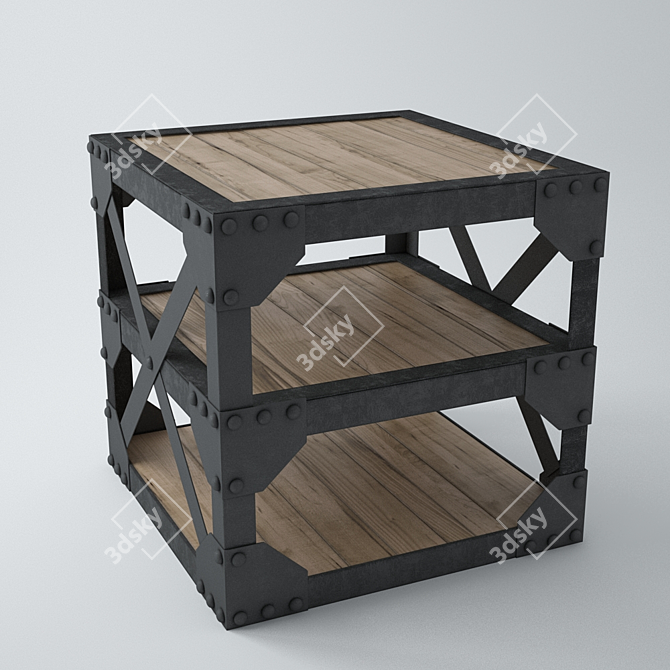 Minimalist Sebastian Side Table 3D model image 1