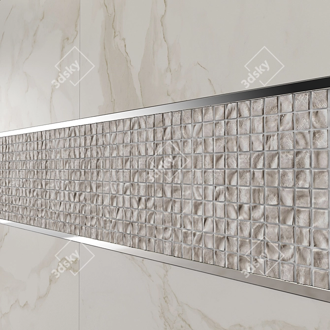 FAP Ceramiche Roma: Elegant Marble-inspired Tiles 3D model image 3