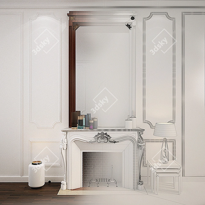 Timeless Hearth: 2013+fbx, Vray Materials 3D model image 3
