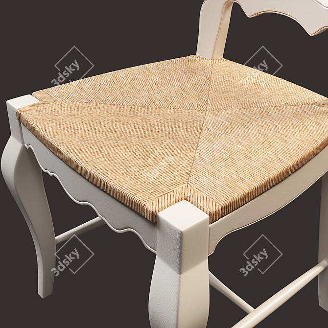 French Artichoke Chair: Fleur d'Artichaut 3D model image 3