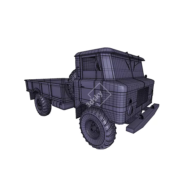 Versatile Truck: 25-Cell Model 3D model image 3