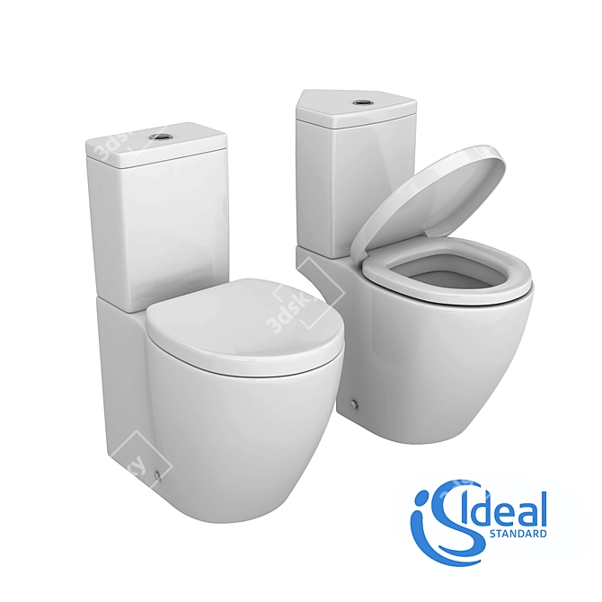 Space-Saving Ideal Standard WC 3D model image 1