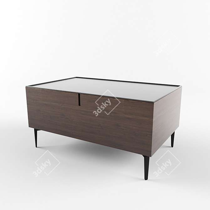 Urban Chic: Alivar Meridien Nightstand 3D model image 1