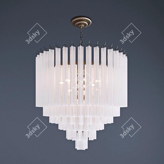 Elegant Eichholtz Nova Chandelier 3D model image 1