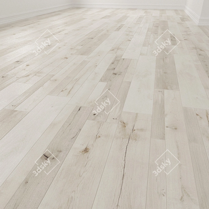 Natural Touch Oak Laminate 3D model image 1