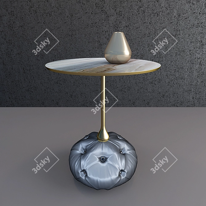 Stylish Magazine Table 3D model image 1