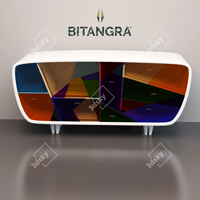 Vitral Modern Sideboard | Sleek and Elegant Design 3D model image 1