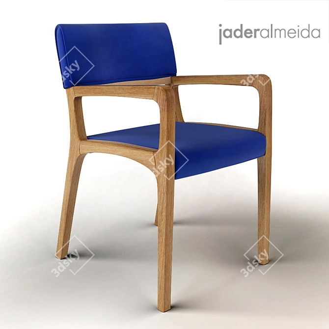 Sophisticated Anna Armchair, Jadar Almeida 3D model image 1