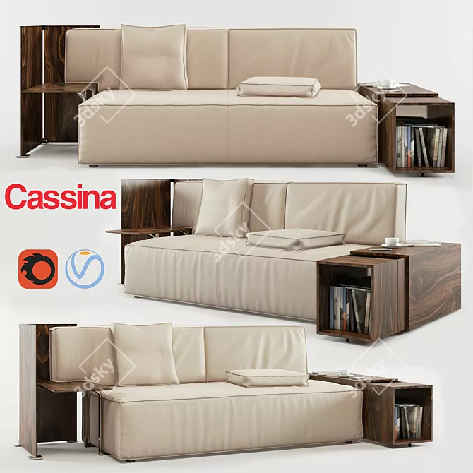 MyWorld Sofa | Cassina 3D model image 1