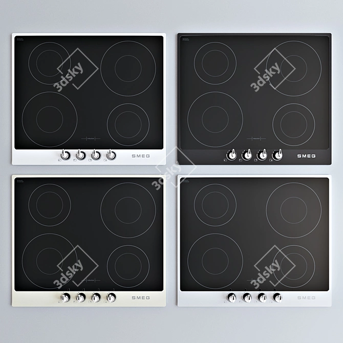 Smeg Victoria Induction Hob 3D model image 1