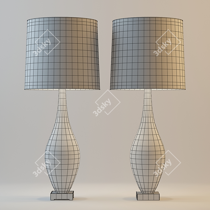 Elegant Hunter Lamps for Home 3D model image 3