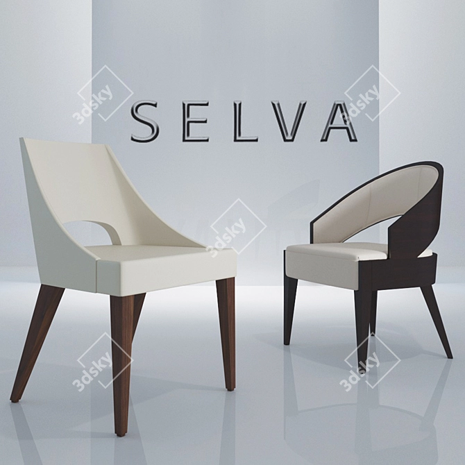 Title: Selva Chair Set: Waldorf and Peggy 3D model image 1