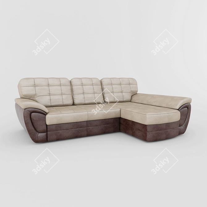 Duglas Real-Size Sofa 3D model image 1