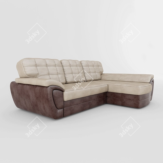 Duglas Real-Size Sofa 3D model image 2