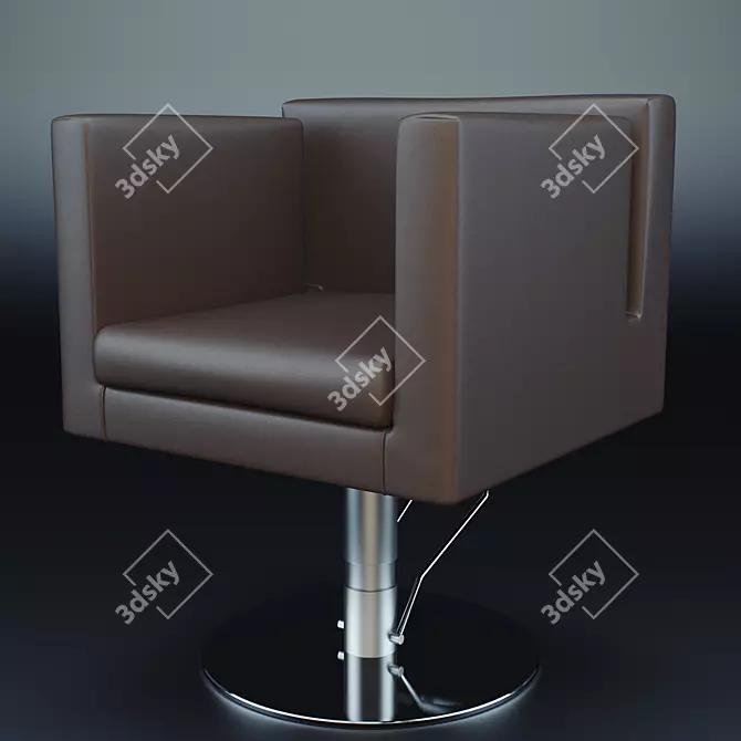 Welonda Glo: Professional Hairdressing Chair 3D model image 1