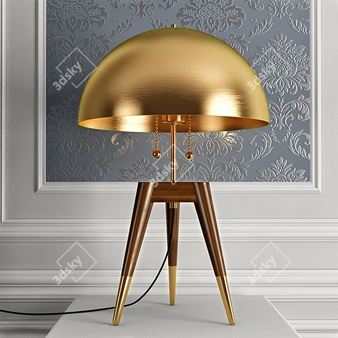 Modern Matthew Fairbank Fife Lamp 3D model image 2