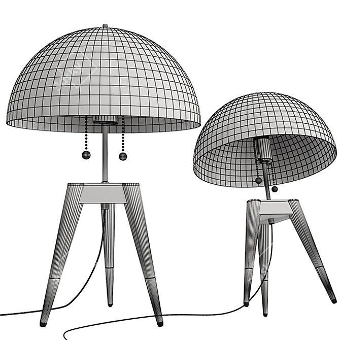 Modern Matthew Fairbank Fife Lamp 3D model image 3