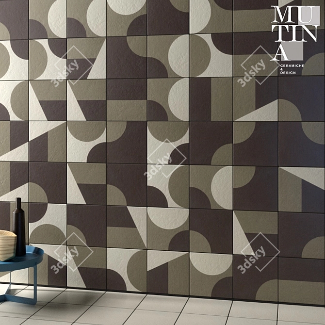 Gradient Tile Puzzle by Mutina 3D model image 1