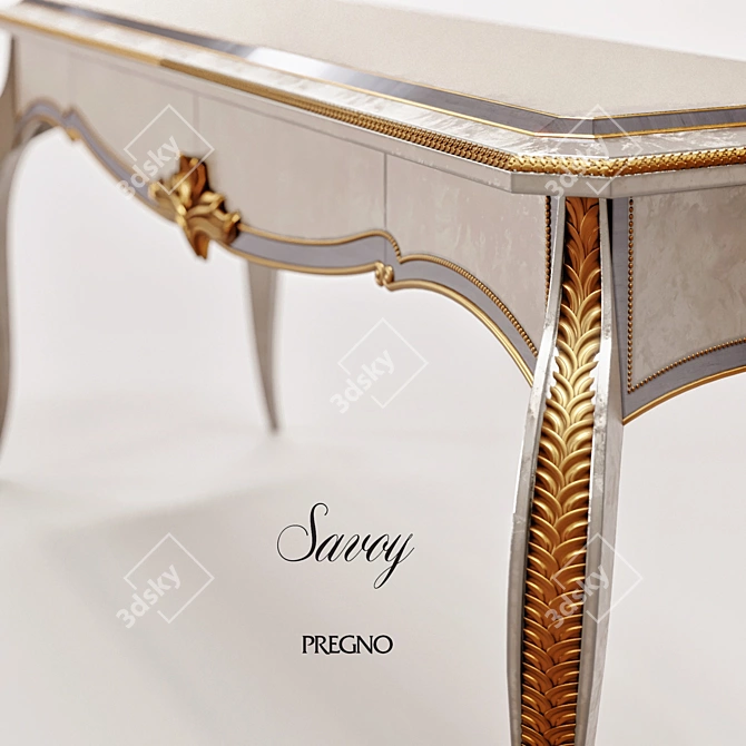 Title: Elegant Console from Savoy Collection 3D model image 2