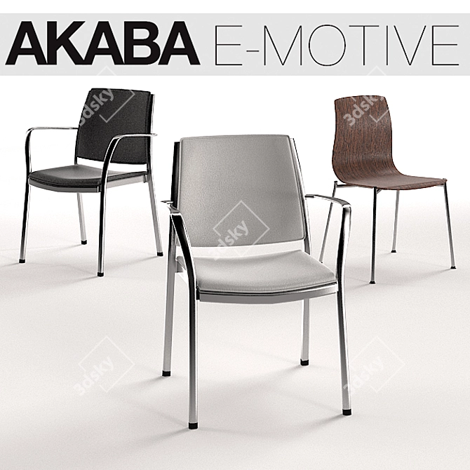 AKABA Collection Chairs 3D model image 1