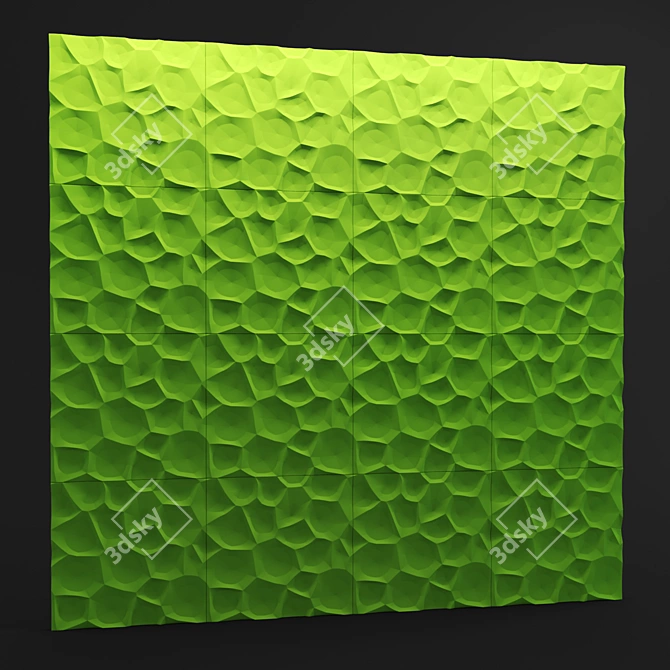 3D Shell Panel: Sharp, Elegant, Versatile 3D model image 1