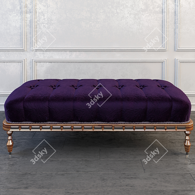 Elegant Modern Bench: 2015 Version 3D model image 1