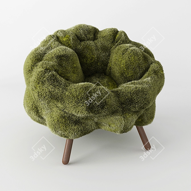 Designer Duo's Bolotas Armchair 3D model image 1