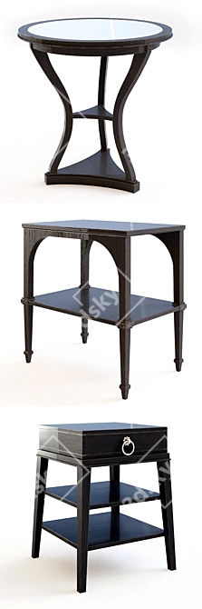 Elegant Sutton House End Table 3D model image 2