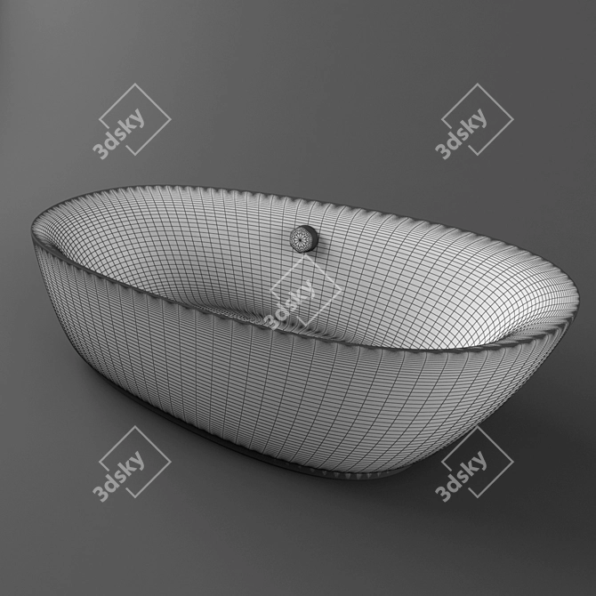 Luxury Detached NOVAK Bath 3D model image 3