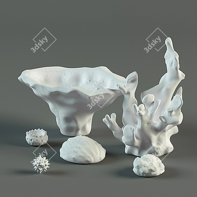 Coral Reef Decor 3D model image 1