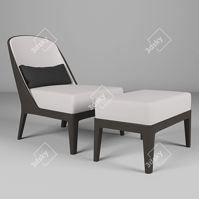 Comfort Zone Chair 3D model image 1