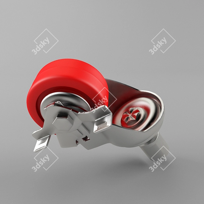 Rueda Brake: Reliable Wheel Stopping 3D model image 3