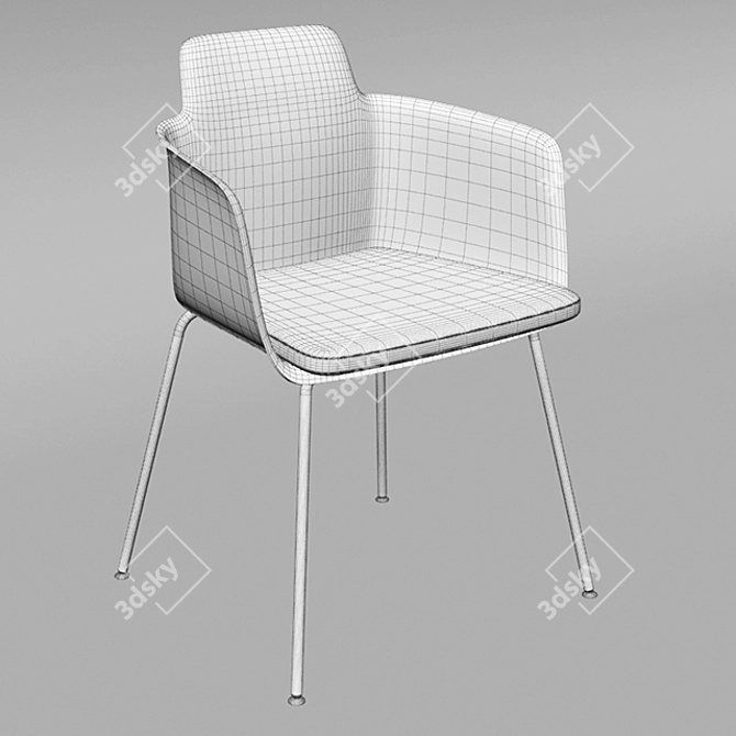Randers+Radius Tono Chair 3D model image 3