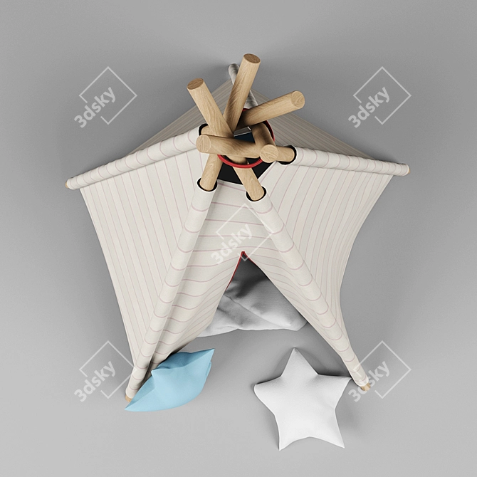 Adventure Awaits: Wigwam Kids' Lodge 3D model image 2