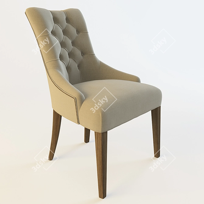 Gramercy Martin Armchair 3D model image 1