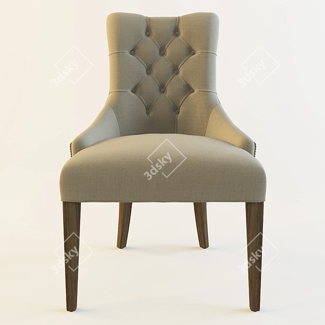 Gramercy Martin Armchair 3D model image 2