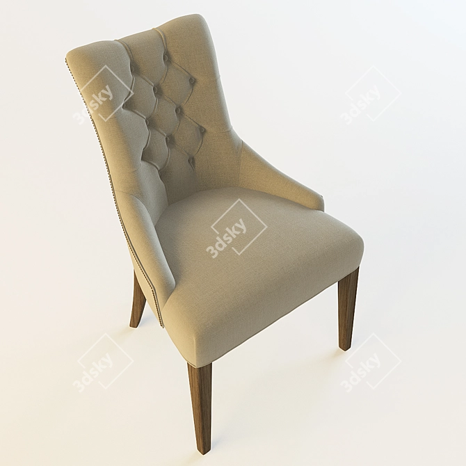 Gramercy Martin Armchair 3D model image 3