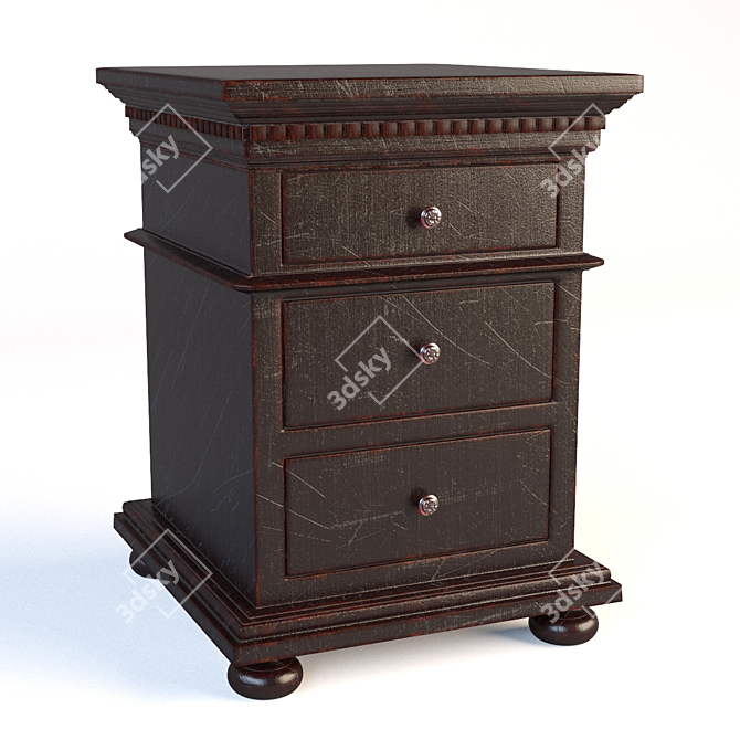 Elegant St. James Vintage Tumba 3D model image 1