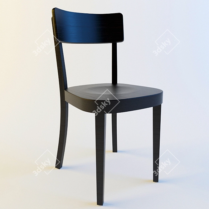Timeless Elegance: Horgenglarus Chair 3D model image 1