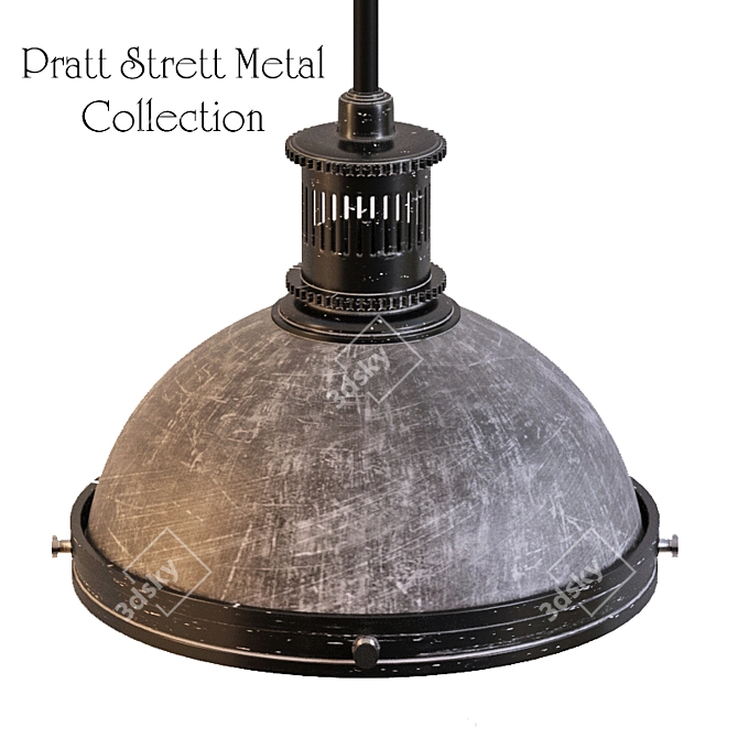 Urban Industrial Pendant Lighting 3D model image 1