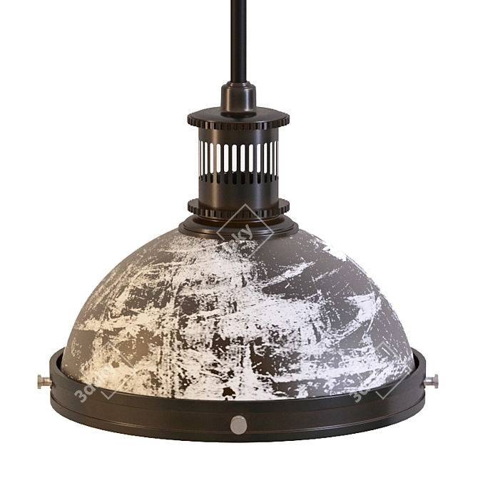 Urban Industrial Pendant Lighting 3D model image 3